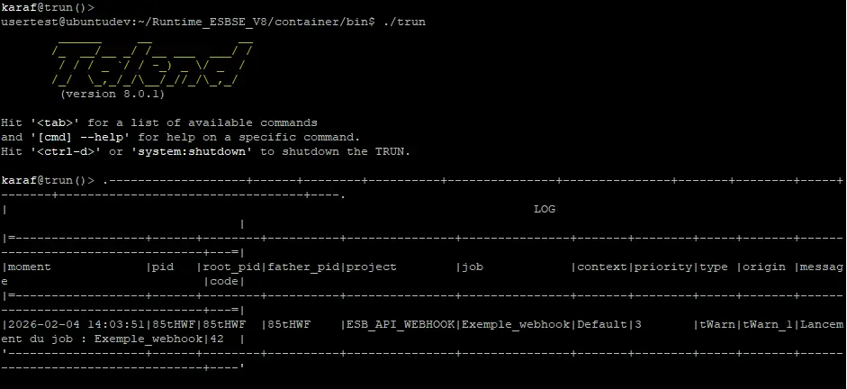 Instanciation de karaf